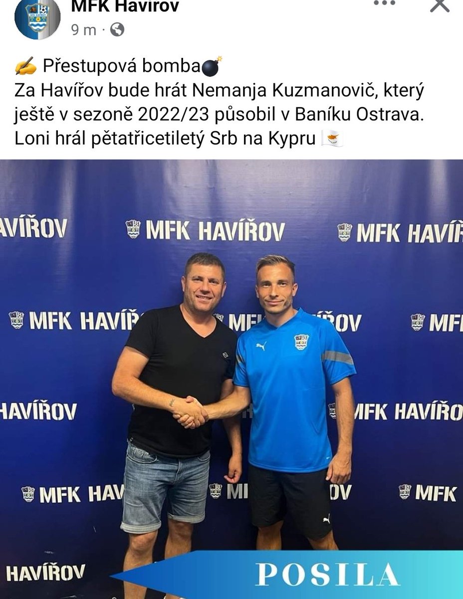 vogt_denis's tweet photo. Kuzma! 💪💙
#Banik #Kuzmanovic https://t.co/bPnLXtsMLk