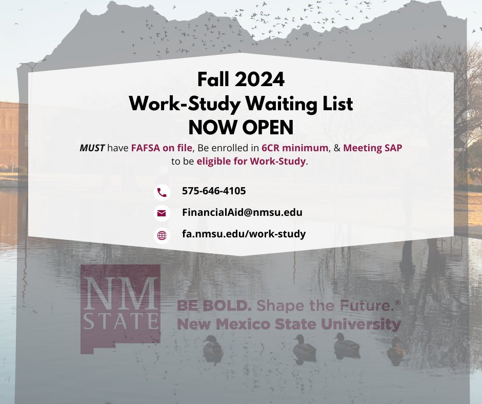 NMSU Financial Aid & Scholarship Services tweet media