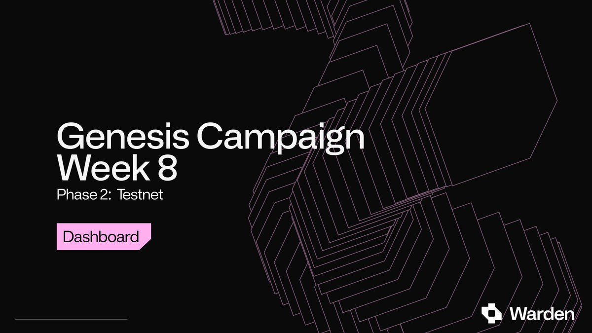 Week 8 of the Dashboard is live ! 🔥

Starting the week, as usual, with a new sprint for our Dashboard! 🩷 The seventh sprint saw almost 68,000 people play with our dashboard (a growth of 26%!). 🚀

You can claim your $WARP points for Week 7
👉 quests.wardenprotocol.org/profile

🚀 Perform