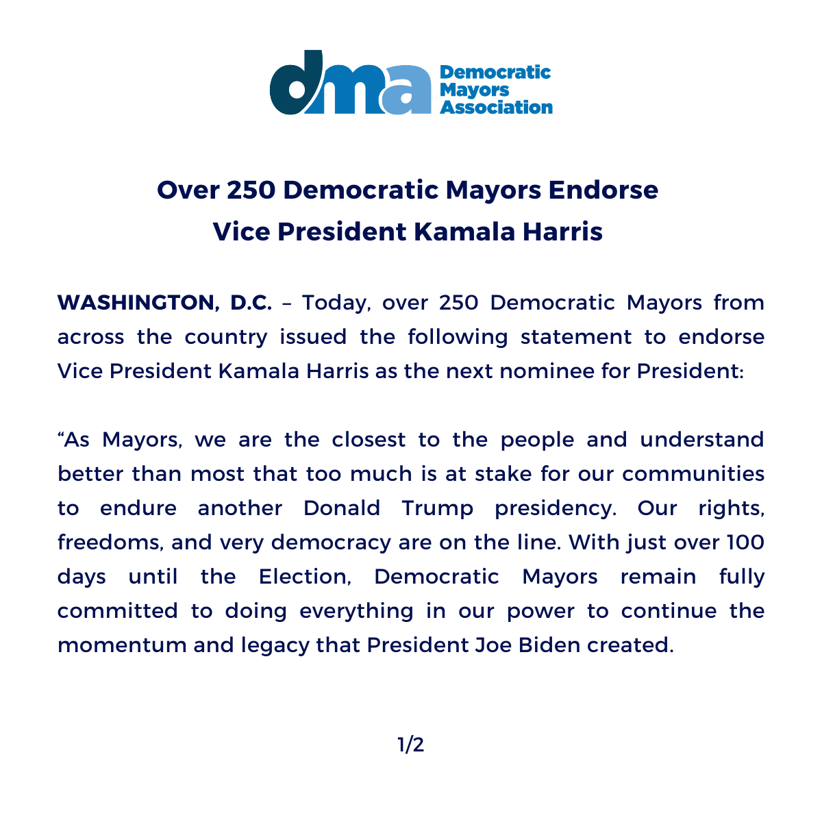 Democratic Mayors tweet media