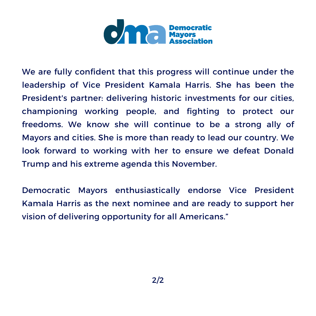 Democratic Mayors tweet media