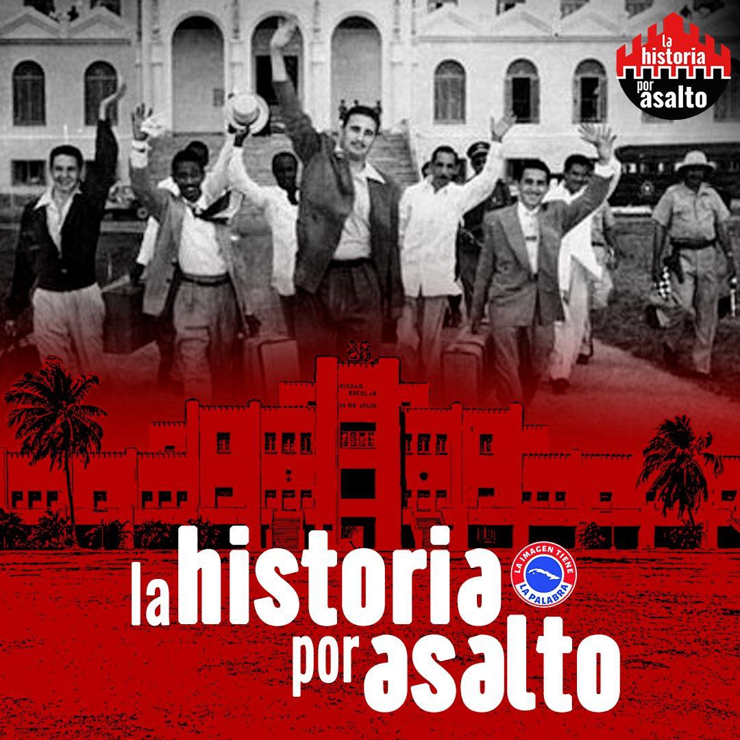 🌟 Moncada es hoy, mañana y siempre, esta isla siempre será REBELDE. 
#LaHistoriaPorAsalto 
#71Moncada 
#CubaPorLaVida