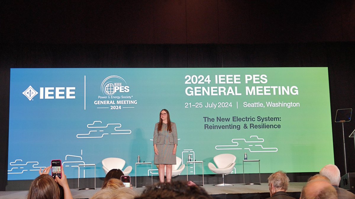StratisBatzelis's tweet photo. @ieeepesgm 2024 just started! Shay Baharamirad opening the plenary session. Pop in from our poster stands later today for #solar forecasting and synchronous machine modeling! ☀️🔌🧑‍🔧 @TDHVL_UK @ieee_pes https://t.co/CtX7QGSHSa