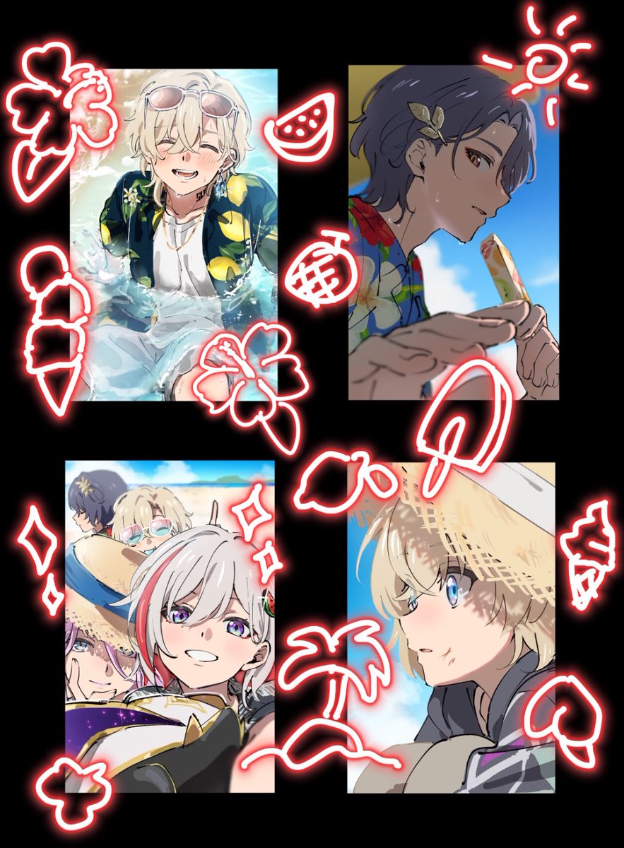 夏☀️🍉🌻🏝️🍨🍦