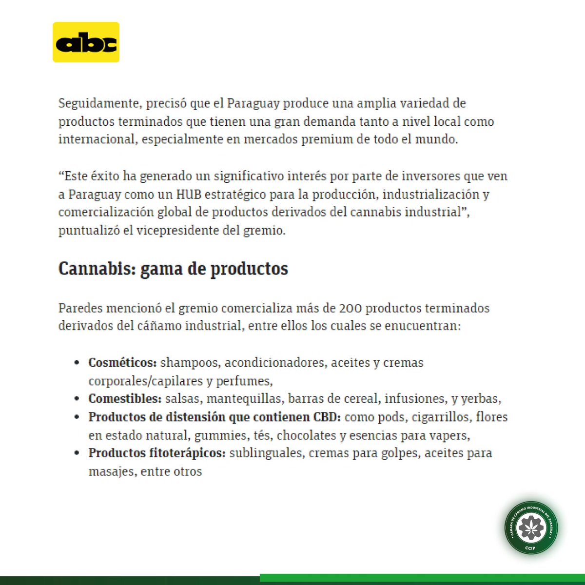 ccip_paraguay's tweet photo. Gran noticia! 

Gracias al trabajo conjunto con Senacsa, pronto lanzaremos balanceados para mascotas y equinos. 🐴🐶 

ABC Color ha reconocido este avance como un hito en nuestra industria.

 #Innovación #AlimentaciónAnimal #ABCColor #Senacsa https://t.co/7ELdQvgqwO