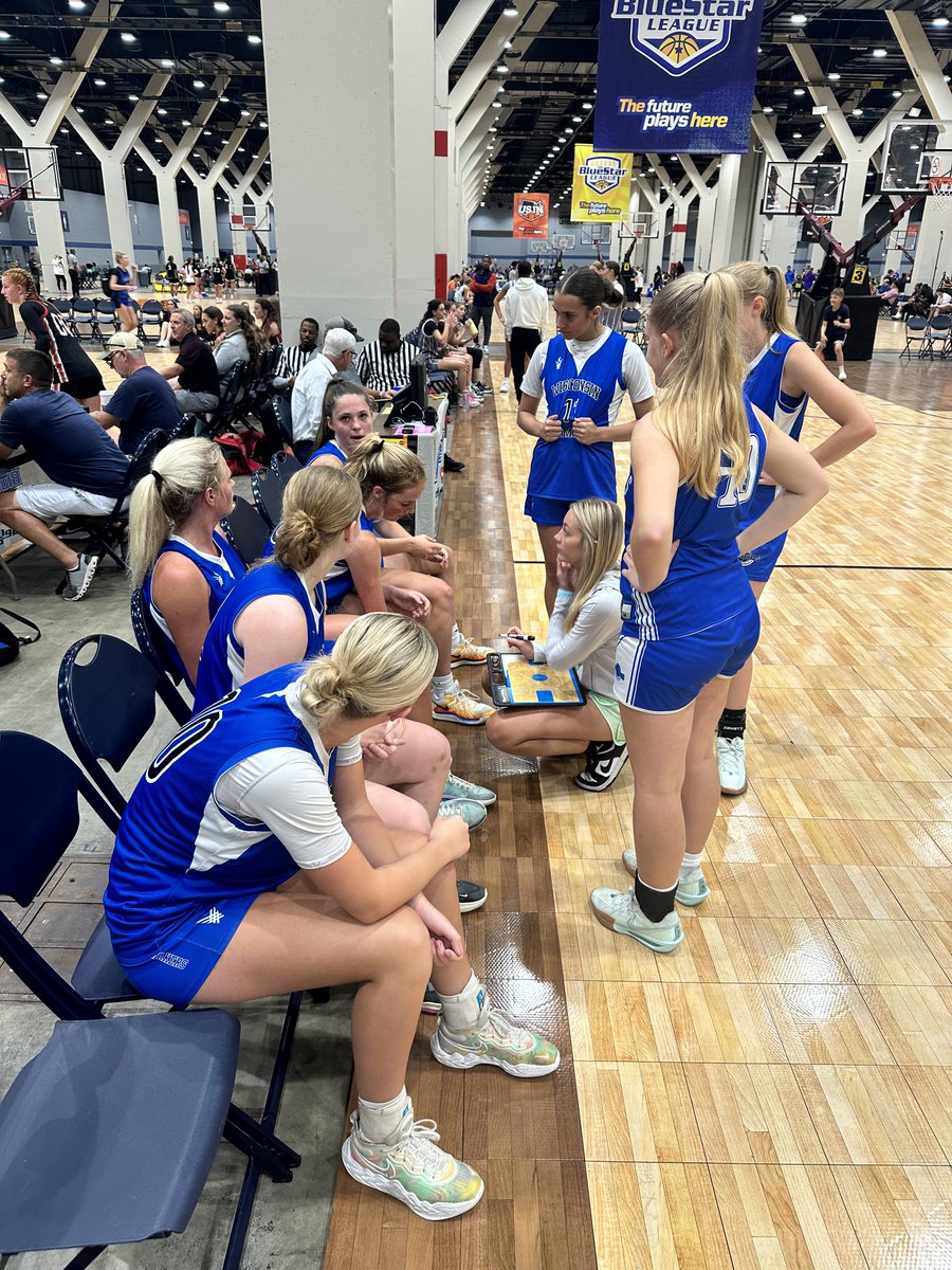 All tied up with 10 min to go in their final game of the season! 

<a href="/WIPlaymkrsBSSL/">WI-Playmakers 17U BSSL</a>