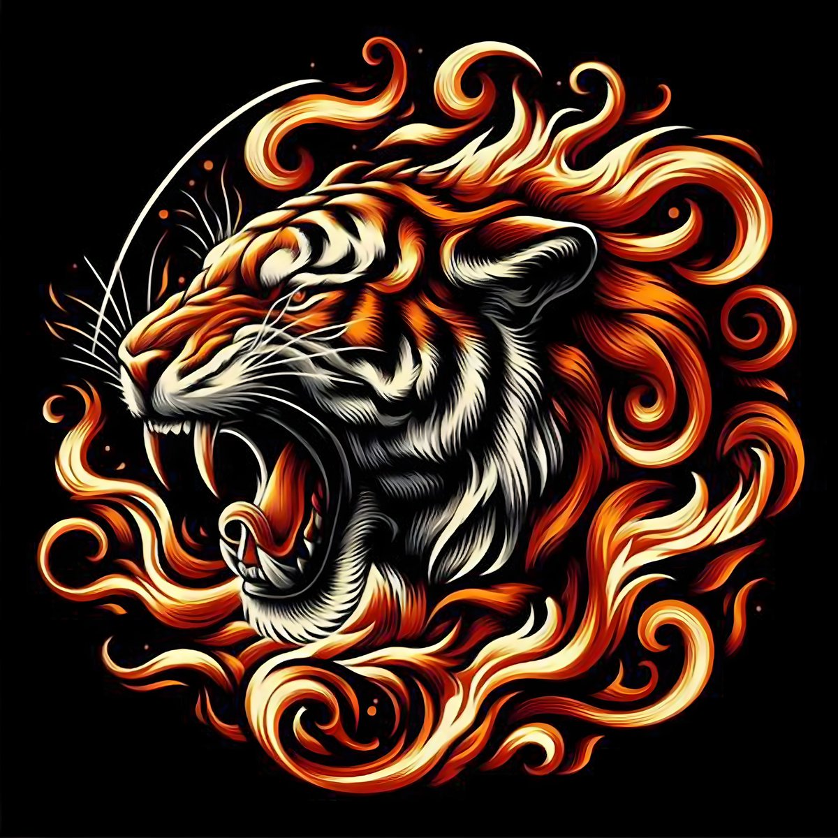 opaxinator's tweet photo. Tiger and Lion Tattoo Style designs https://t.co/y2hHXRRt68