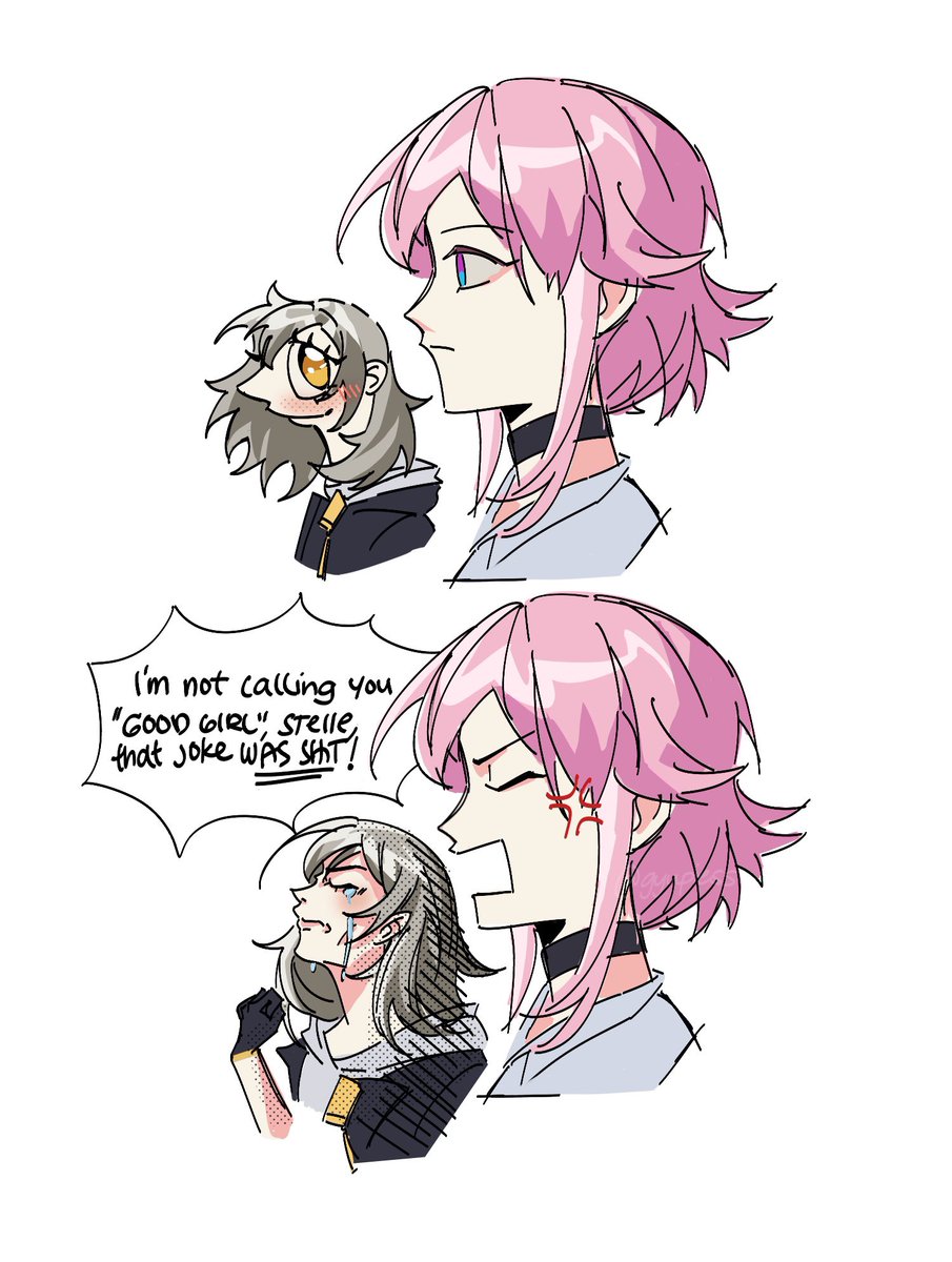 she’s just a silly little goober
 #stelle #March7th #HonkaiStarRail