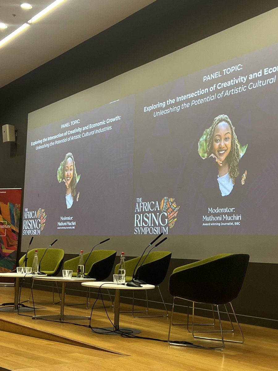 noni_muchiri's tweet photo. Scenes from a wonderful weekend at the #AfricaRisingSymposium moderating a dynamic discussion on using creativity to enhance economic power across Africa. We really could've gone on for hours! 🤩
#GlobalModerator #EMYAfrica #AfricaAtLSE #LSE https://t.co/C16EXVizkM