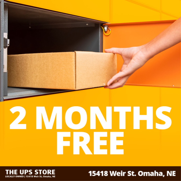TheUPSStore_NE's tweet image. ✨Sign up, receive package alerts, and retrieve your items anytime with ease.  Sign up today for a new mailbox and receive TWO MONTHS FREE on 12-month contracts.  Visit us at the UPS Stores on 15418 Weir St. for your Mailbox needs #upsstore #omaha #nebraska 
#locallyowned