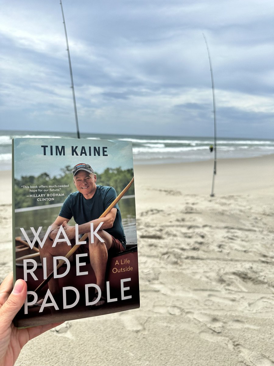 lelajb's tweet photo. I may be a Carolina girl now, but Virginia is still my home. At Ocracoke and ready to dive into @timkaine new book. https://t.co/nkXGhnTKhJ