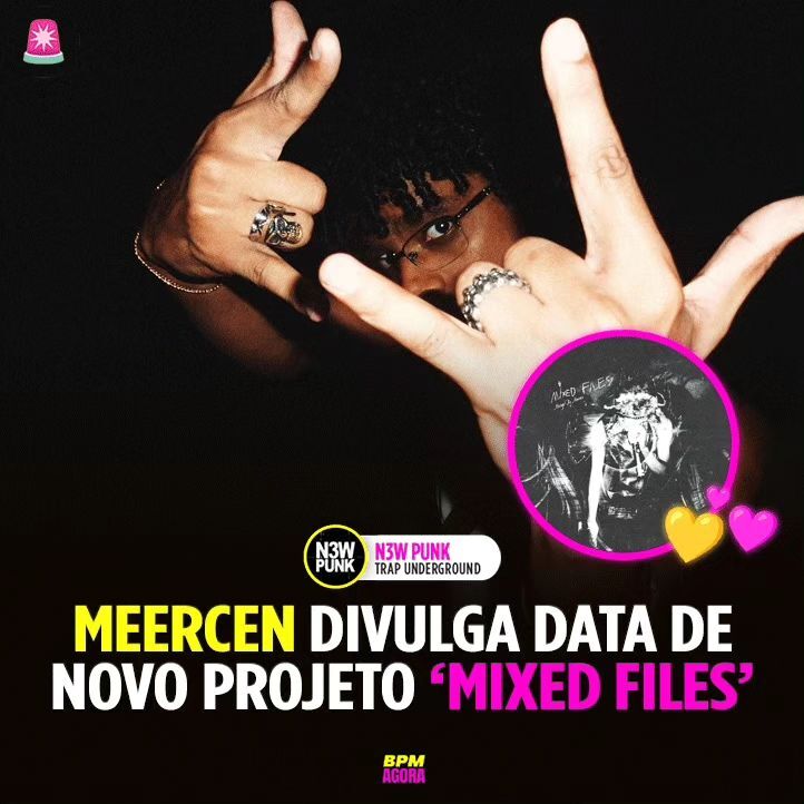 É o M vadia! Ⓜ️

"Mixed Files" está previsto para sair ainda ESTE MÊS! E se tratando do real M, podemos esperar algo fora da curva! 👀

Estão ansiosos? 🔥

Artwork da capa: <a href="/wxrist/">𝐀𝐋𝐃𝐄𝐍, 𝐍</a>

#meercen #underground #mixtape #bpmagora instagr.am/p/C9uuMKQJSHz/