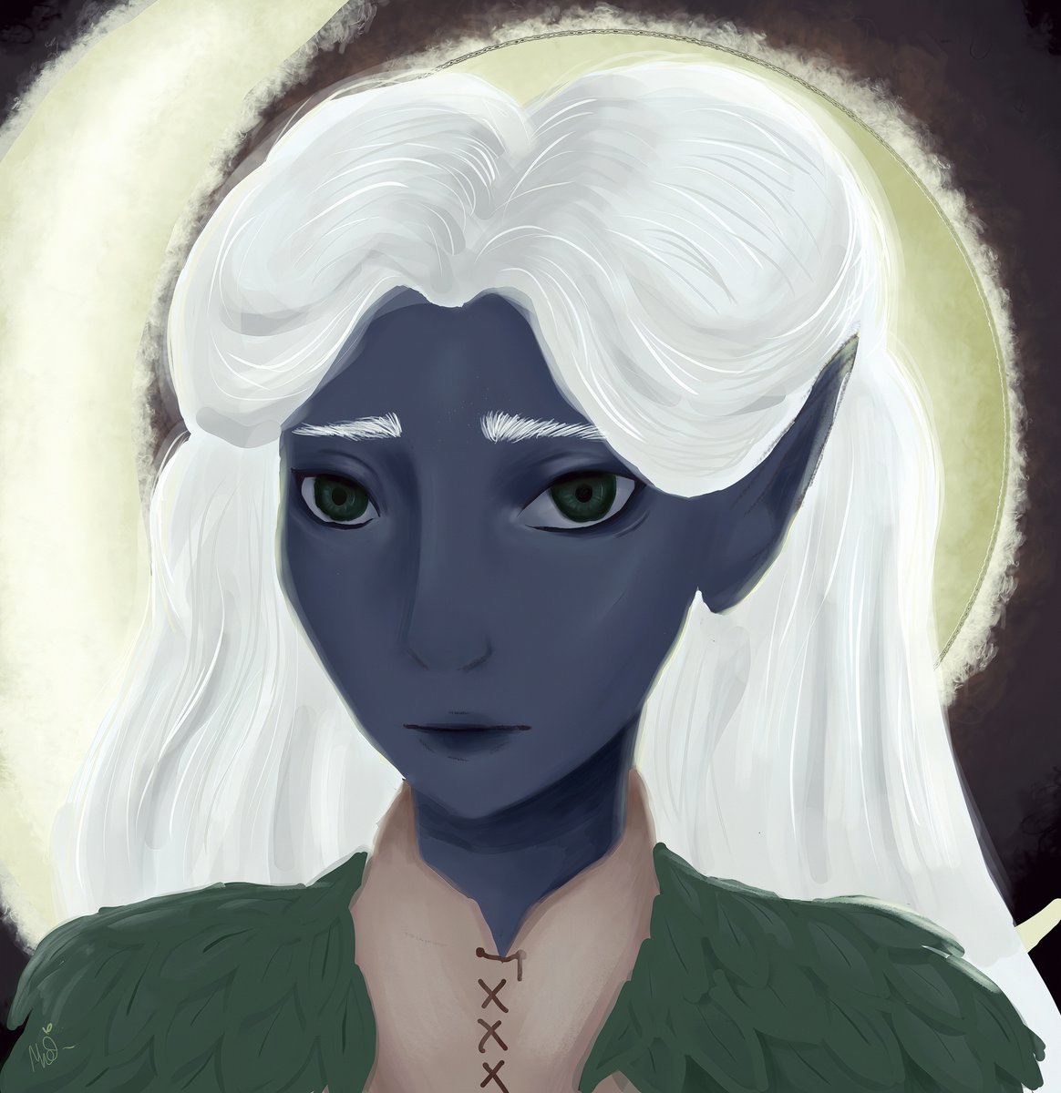 Как всегда скетч мне нравится намного больше, но я активно борюсь с монстром по имени "покрас" 👊

#DnD #art