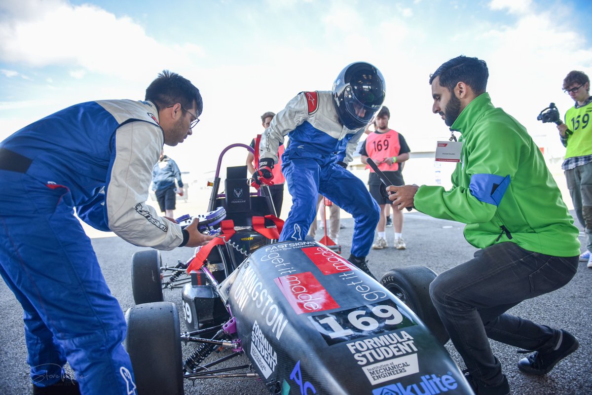 KingstonECE's tweet photo. 🏁🙌That's a wrap for @FormulaStudent 2024🙌🏁 Congratulations to our incredible @KingstonUni racing team. Their hard work, dedication &amp; team work shone through this weekend, earning them 10th place for the Static - Design Event. 🏎️🏁 
💜We are so proud of the team!💜 https://t.co/wXuWIPS8Vt