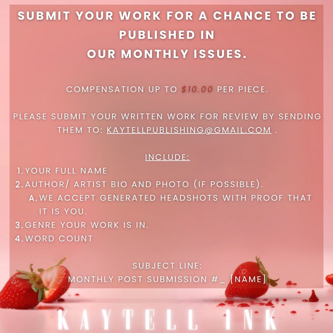 kaytellink's tweet image. Yes, we pay you for your writing!