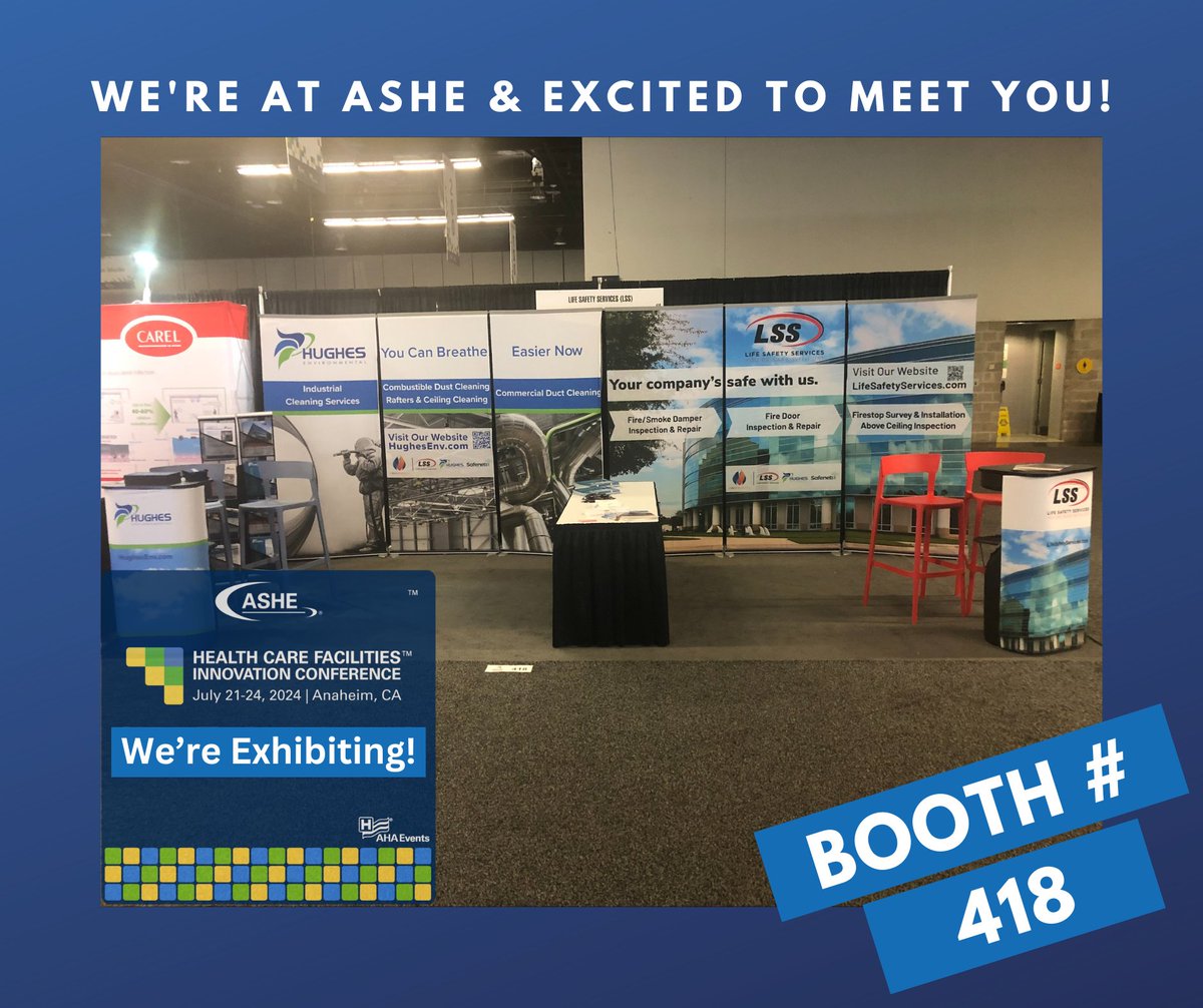 CleanDuctwork's tweet photo. We're exhibiting at the Health Care Facilities Innovation Conference in Anaheim! Stop by booth #418 to explore our cutting-edge solutions for health care facilities. Secure your spot: https://t.co/jJ8dysVspq #innovateHFM https://t.co/nyKwm3BACl