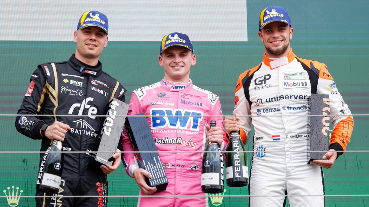 Porsche.CustomerRacing (@customer_racing) on Twitter photo In a commanding lights-to-flag win, <a href="/HarryKingRacing/">Harry King</a> celebrated his first victory of the 2024 <a href="/PorscheSupercup/">Porsche Supercup</a> season ahead of <a href="/marvinklein21/">Marvin Klein</a>. Kas Haverkort grabbed another Rookie win and third on the outright podium – his first in the international one-make series. 🍾 In a commanding lights-to-flag win, <a href="/HarryKingRacing/">Harry King</a> celebrated his first victory of the 2024 <a href="/PorscheSupercup/">Porsche Supercup</a> season ahead of <a href="/marvinklein21/">Marvin Klein</a>. Kas Haverkort grabbed another Rookie win and third on the outright podium – his first in the international one-make series. 🍾