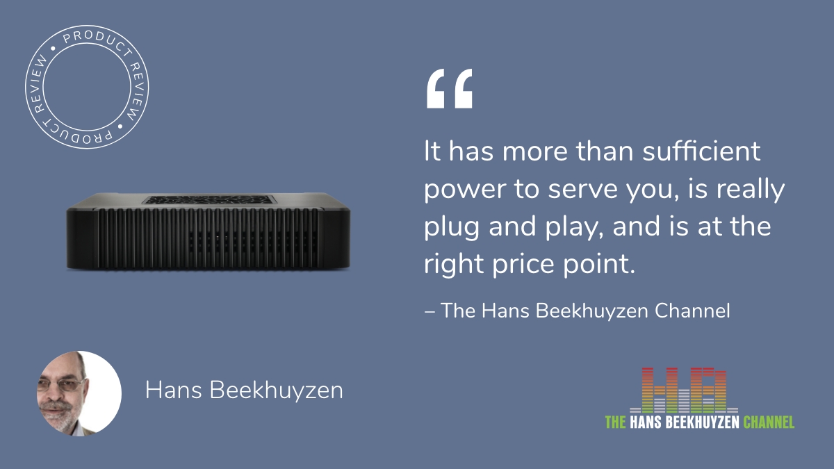 roonlabs's tweet image. &quot;The Nucleus One appears to be rather fast and capable of handling rather large collections.&quot;-Hans Beekhuyzen
Check out the full #NucleusOne video review bit.ly/3Si1p6e
#Roon #MusicLibrary #Audiophile
