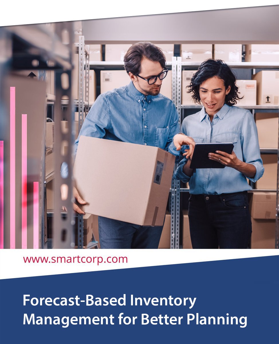 SmartForecasts's tweet image. In this blog, smartcorp.com/blog/forecast-…, we will examine the fundamentals of Forecast-based inventory management, or MRP logic, a forward-planning methodology for managing inventory.  

#inventory #inventoryoptimization #forecasting #inventorymanagement