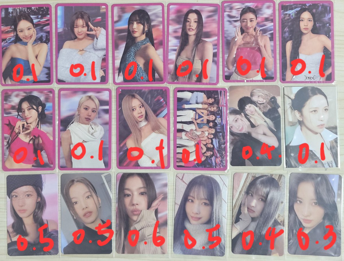 yang21225's tweet photo. 트와이스 있지 엔믹스 앨포 미공포 양도

1.0 이상거래

twice ITZY NMIXX  앨포 양도 트와이스 있지 엔믹스
나연 정연 모모 사나 지효 미나 다현 채영 쯔위 예지 리아 류진 채령 유나 해원 릴리 설윤 배이 지우 규진 https://t.co/dmVSCu8KXD