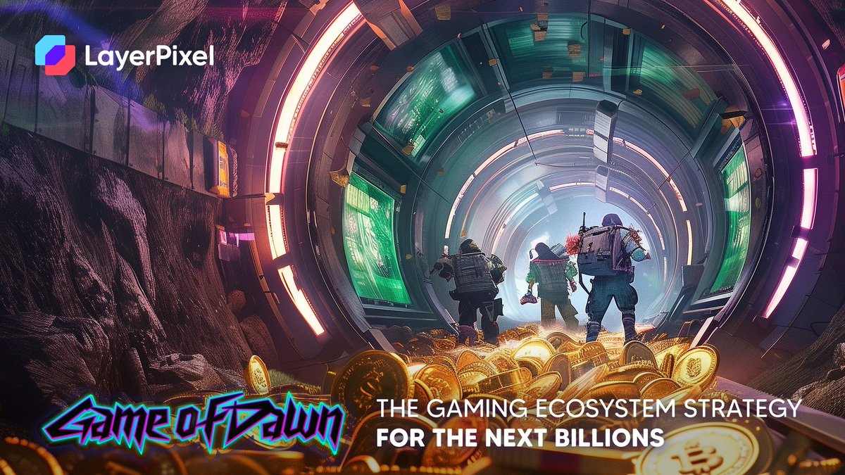 💎 Game of Dawn - a groundbreaking gaming eco strategy built by <a href="/LayerPixel_io/">LayerPixel</a> on TON to drive mass adoption of Web3 within the vibrant Telegram community - is now LIVE.

This innovative campaign aims to reward genuine gamers by enabling them to earn $LPX loyalty points for