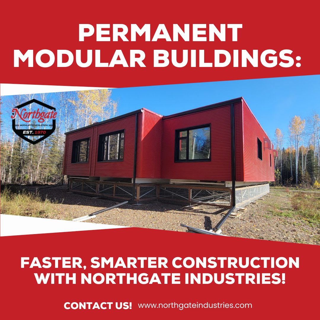 Northgate_Ltd's tweet image. Discover the future of construction with Northgate Industries&apos; Permanent Modular Buildings. 
Say goodbye to delays and hello to faster, more efficient building processes. 

 #ModularInnovation #ConstructionRevolution #ModularConstruction #ModularBuildings 
 #NorthgateIndustries