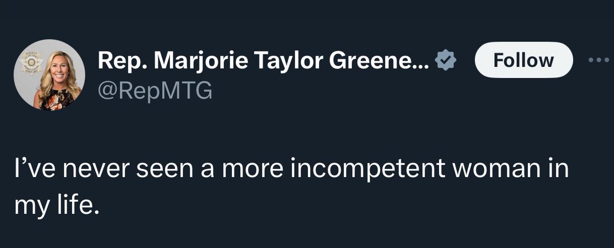 DavidLeavitt's tweet photo. She’s never looked into a mirror https://t.co/BVzYjkZdLK
