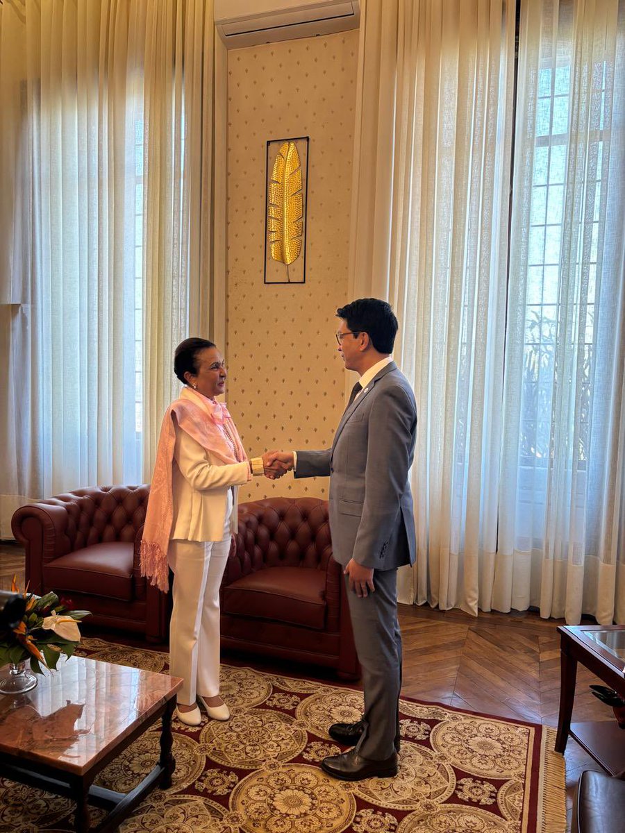 🇲🇬 J’ai rencontré aujourd’hui le Président de la République de Madagascar, Andry Rajoelina pour échanger sur les grands sujets qui lient nos 2 îles.

Renforcer la coopération entre la Grande Île et La Réunion doit guider notre action.