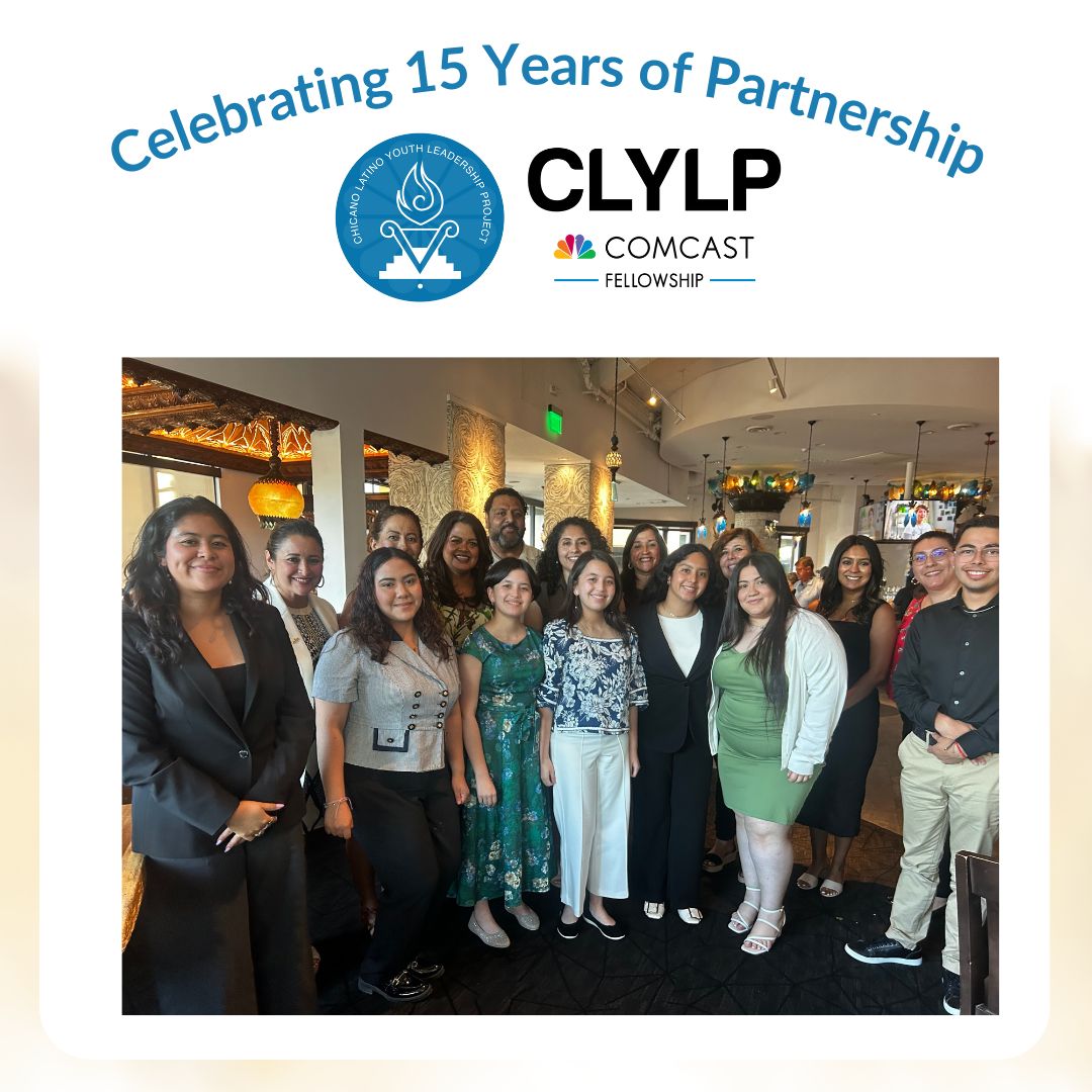 CLYLP's tweet image. We celebrated 15 years of the CLYLP Comcast fellowship, a partnership that has allowed us to send dozens of talented youth to Sacramento for month-long fellowships with state representatives. Thank you @comcast!