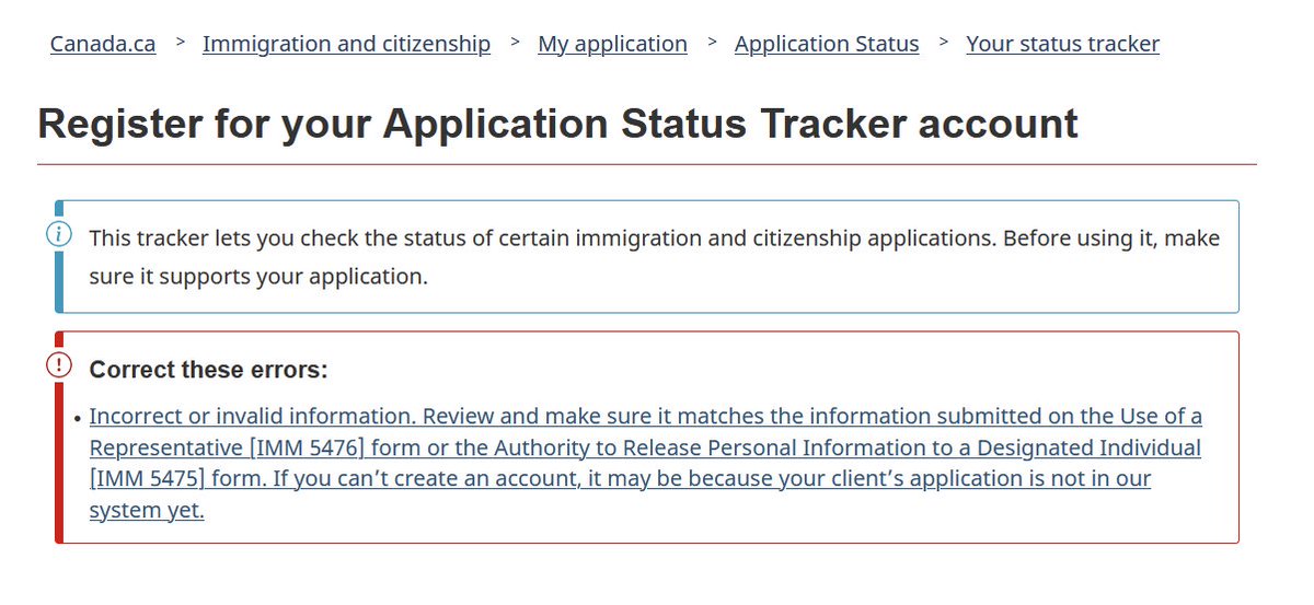 TTRRMK's tweet image. The IRCC Application Status Tracker has not been updating for more than a month. New applications are not appearing, old ones are not being updated and people cannot register. @CitImmCanada won't look into the issue unless people submit #webforms reporting #TechIssues #cndimm