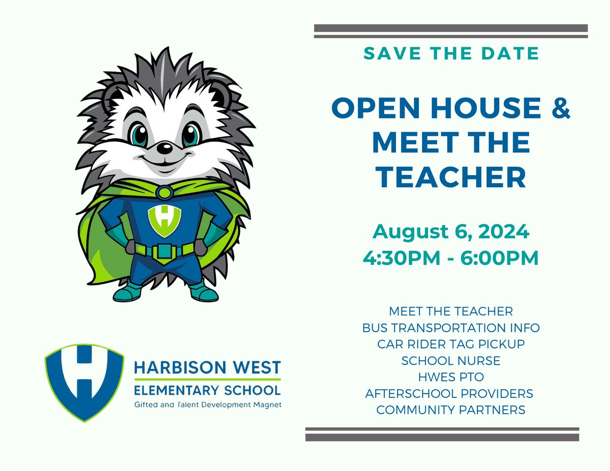 We are excited to welcome our families to this drop in event. #HWES #BelieveGrowSoar