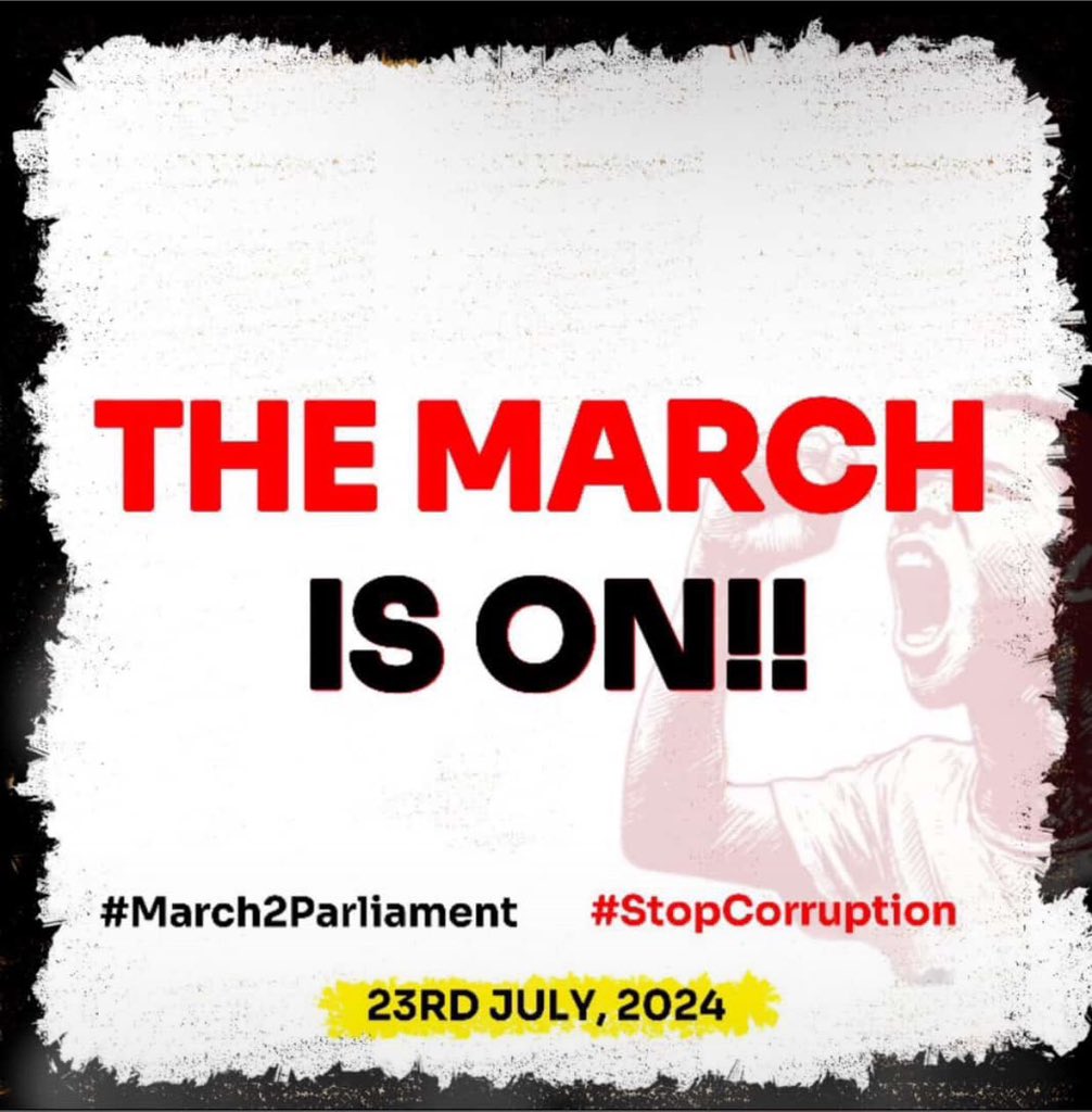 We are matching to Parliament tomorrow!!✊🏾

P.S; Don’t forget to wear comfortable shoes!