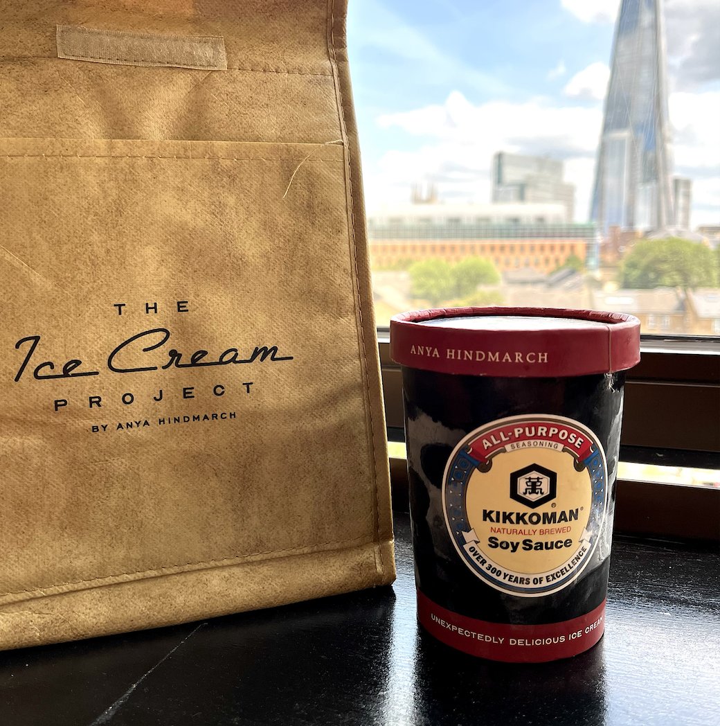 It's the hottest, coldest collaboration in town!

<a href="/KikkomanUK/">Kikkoman UK</a> X <a href="/anyahindmarch/">Anya Hindmarch</a> 

At NOAH we love working with the world's favourite soy sauce.