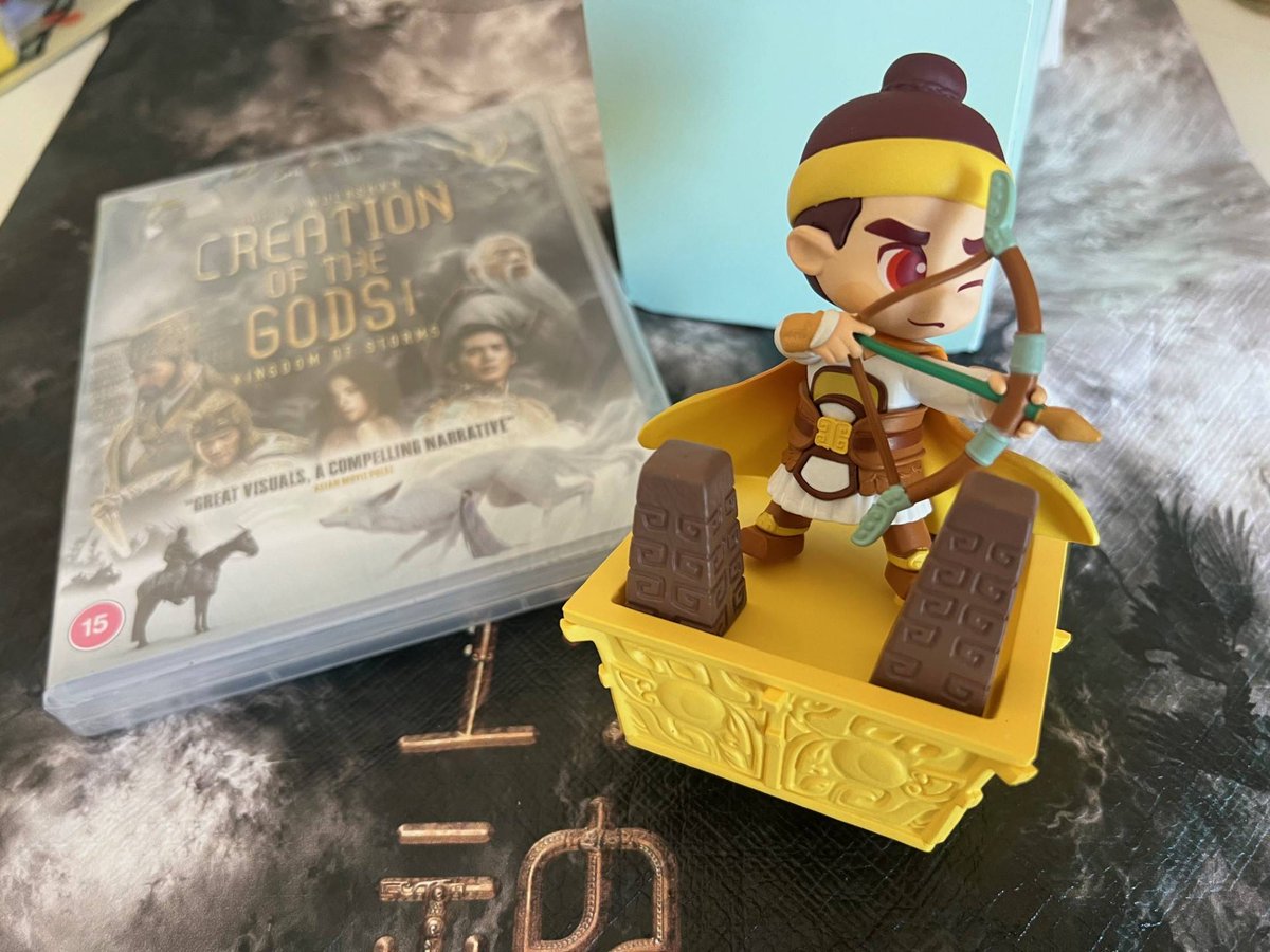 Thanks to @CinaAsiaUK for sending through this fun merch to celebrate the release of Creation of the Gods I: Kingdom of Storms! 🤩
 This epic Chinese fantasy blockbuster - the first in a trilogy - is out now on Blu-ray, DVD and digital