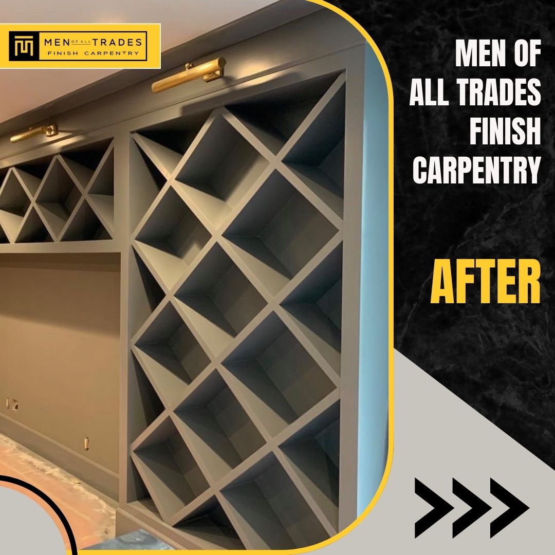 trades_men's tweet photo. Is your home lacking the charm and detail you desire?

 Men of All Trades Finish Carpentry can transform your space with our expert craftsmanship.

.
 #FinishCarpentry #HomeTransformation #QualityCraftsmanship https://t.co/z2AIKeumDX
