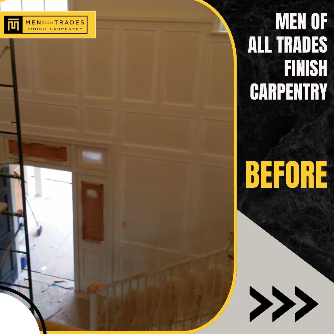 trades_men's tweet photo. Is your home lacking the charm and detail you desire?

 Men of All Trades Finish Carpentry can transform your space with our expert craftsmanship.

.
 #FinishCarpentry #HomeTransformation #QualityCraftsmanship https://t.co/z2AIKeumDX