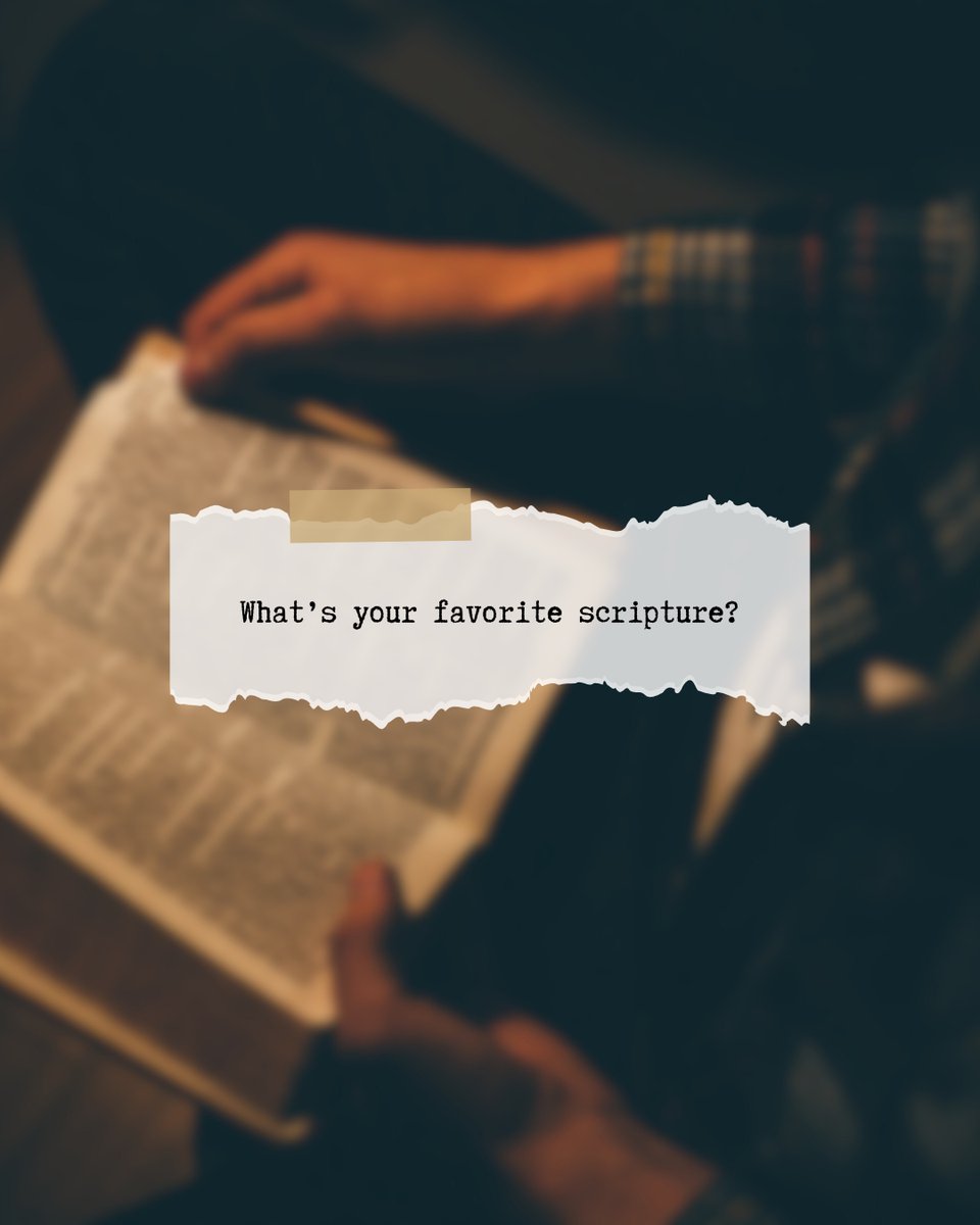 _unfilteredpod's tweet photo. Question of the Day: What is your favorite Bible verse and why? Share with us below! 📖✨ #QuestionOfTheDay #UnfilteredFaith https://t.co/gFaKoy4u63