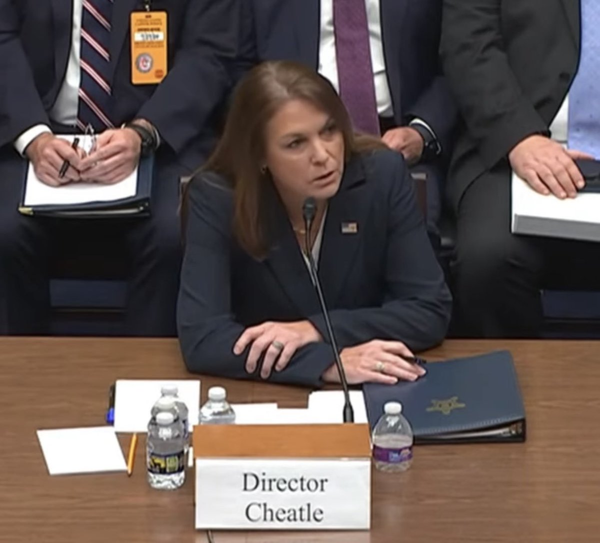 Ellmore's tweet photo. Will Kamala call for Cheatle’s resignation? https://t.co/uf310UBSmg