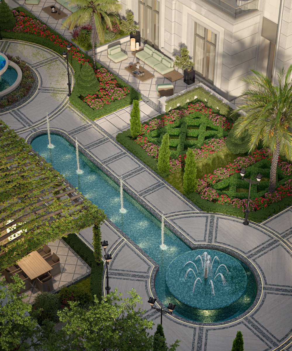 group_imaker's tweet photo. "Contemporary classic design combines the timeless elegance of classic architecture with modern sensibilities." - Robert A.M. Stern
#ContemporaryClassic #FamilyCompound #iMaker #ElegantDesign #LandscapeArchitecture #ModernLuxury #TimelessElegance #GardenViews 
4o https://t.co/4z3vo5GBXQ