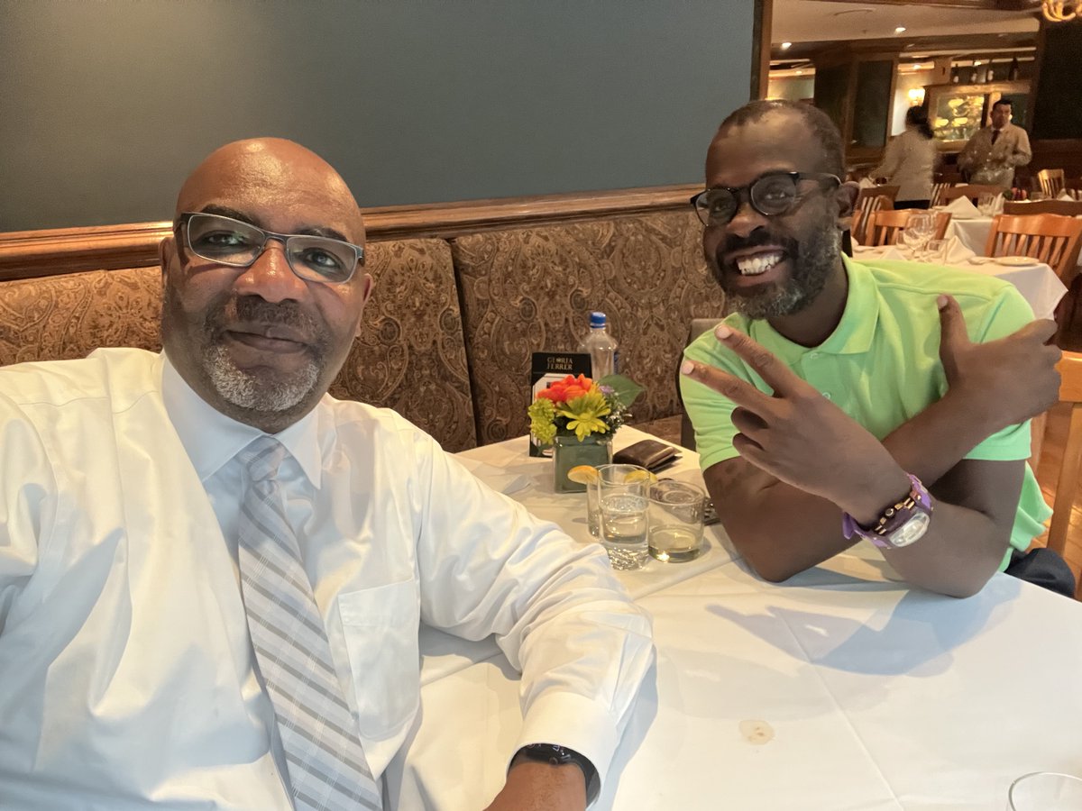 Had a terrific planning session with UDC National Alumni Society President Bernard Grayson Jr. recently, discussing ways to enhance relationship-building and forge new partnerships with UDC alumni. What’s the word? 🔥 🐦