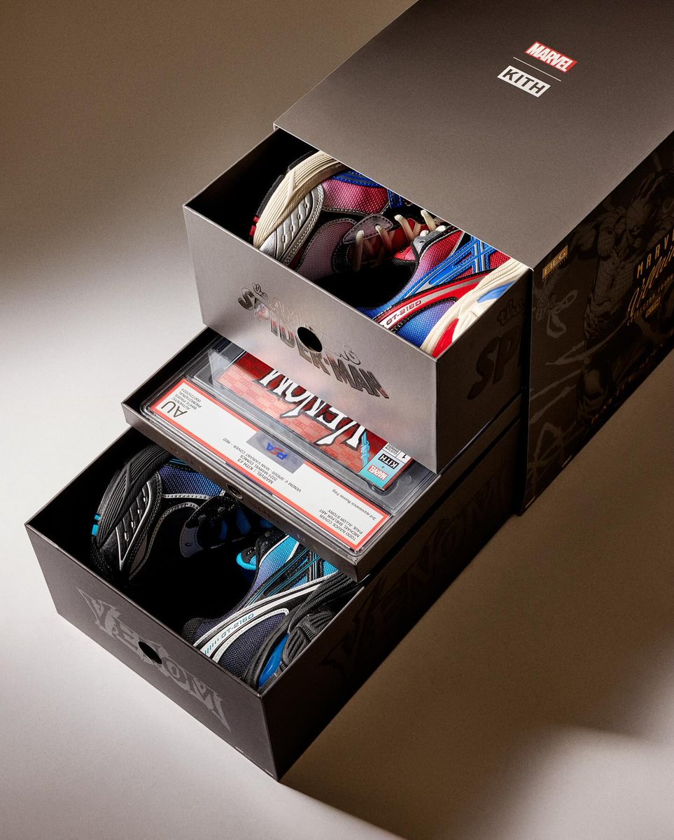 ModernNotoriety's tweet photo. FIRST LOOK: Kith x Marvel x ASICS "Super Villains" Collection 😈 https://t.co/uU4ghgHCLa