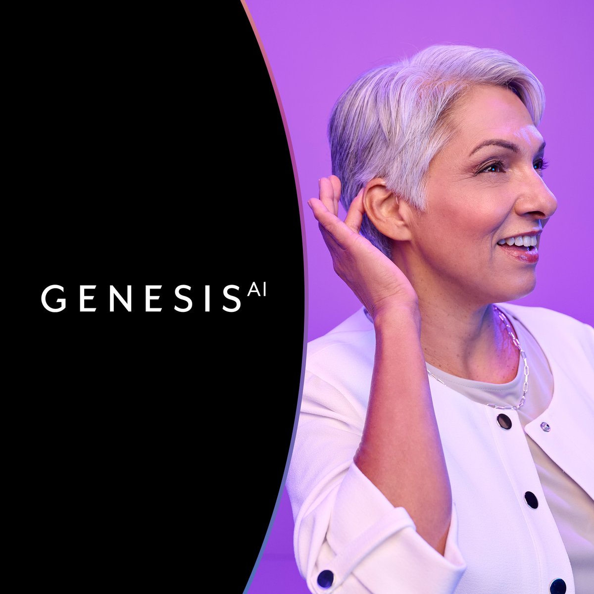 ClarkKipp's tweet photo. Better hearing has never been easier, even in challenging listening environments thanks to our two new features in Genesis AI. Engage Edge Mode+ to help you hear clearly no matter where you go while motion-based optimization helps with situational... https://t.co/NflnqIOVzC https://t.co/zVlqVPqrer