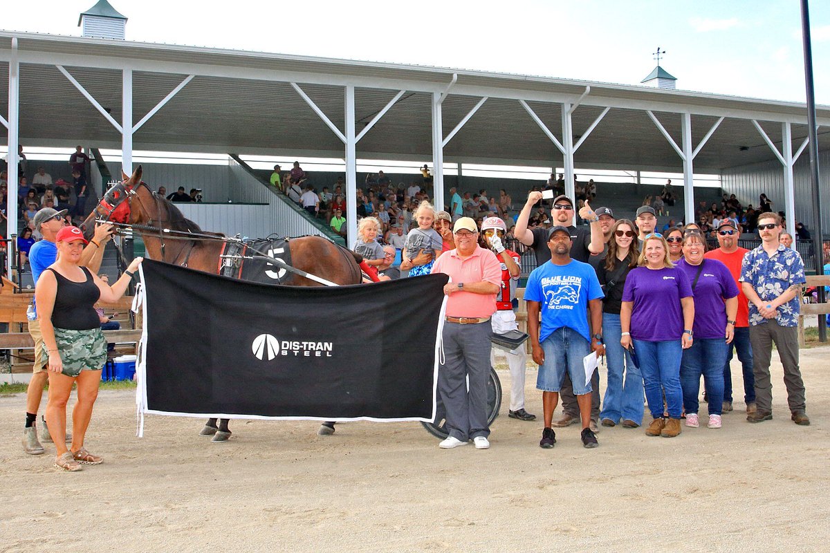 DISTRANSteel's tweet photo. We had a great time at the Fayette County Community Night at the Races! 🐎
We enjoy getting to help sponsor this event each year and see the community come out for a fun evening. Congratulations to the winning horse and raffle winner.🏆 https://t.co/NekE6BoKUe