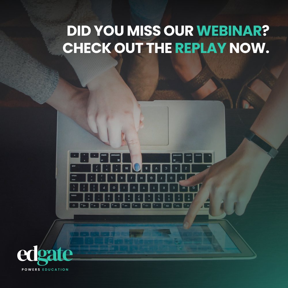 Missed the live webinar but curious why some EdTech tools are adopted and others don’t? Check out the replay, and learn what educators are looking for. zurl.co/THPa