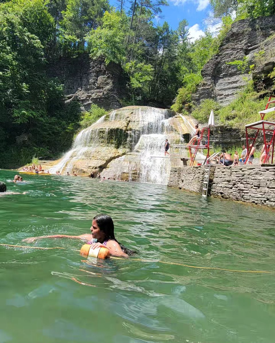 EngineeringSU's tweet image. 🌞  Robert H.Treman State Park in nearby Ithaca! #Upstate #FingerLakes