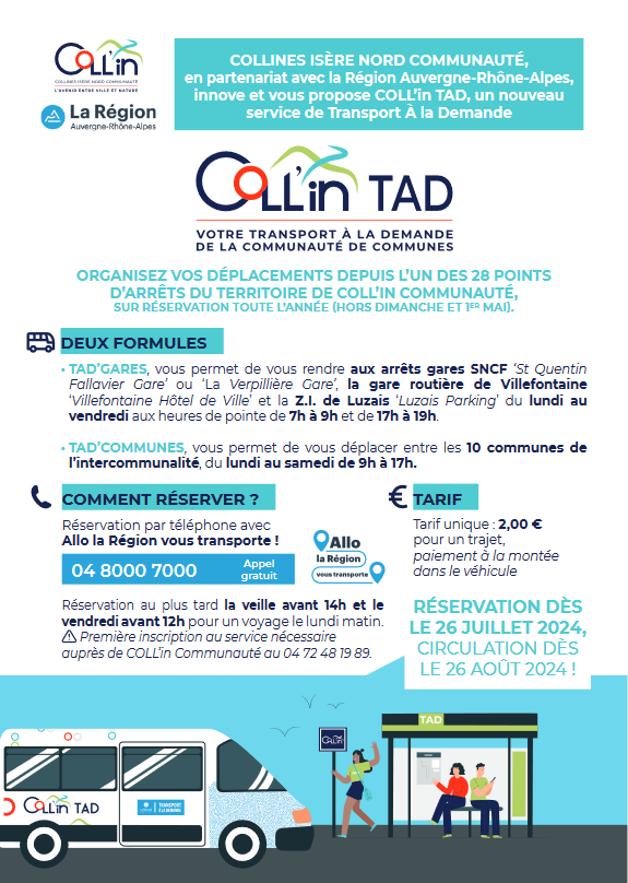 assoARDSL's tweet photo. Collines Isère Nord Communauté, la CC autour de #Heyrieux, lance un service de TAD à compter du 26/08, avec rabattement sur les trains @SNCFTERAURA en gares de #LaVerpillière et #SaintQuentinFallavier du lundi au vendredi de 7h à 9h et 17h à 19h
https://t.co/V7GqVax2SE https://t.co/HIrFlcbONb