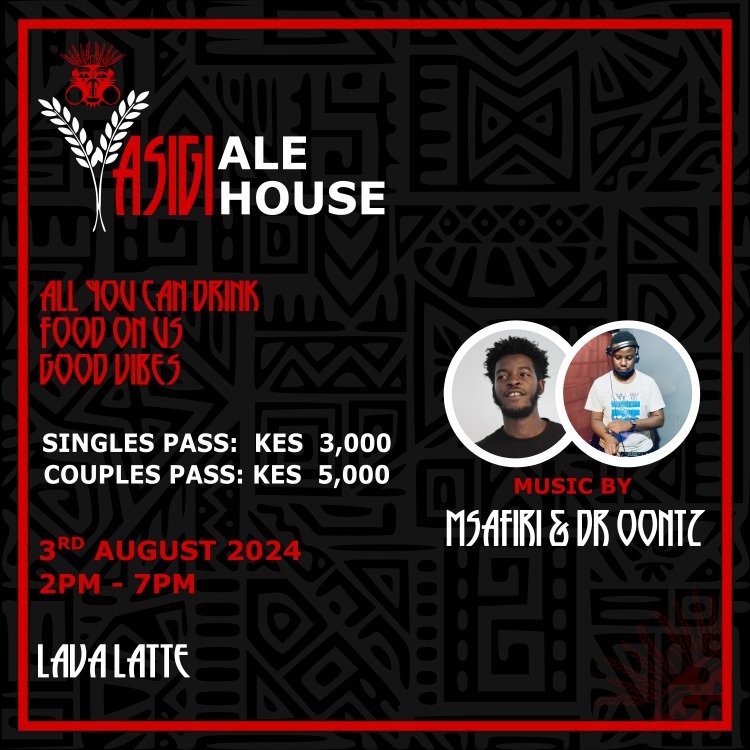 We have been brewing,and we have 80 litres of Six different ales to share with you this August at Lava Latte. Join us for an evening of great ale, great music and good vibes.

bit.ly/Yasigi2024