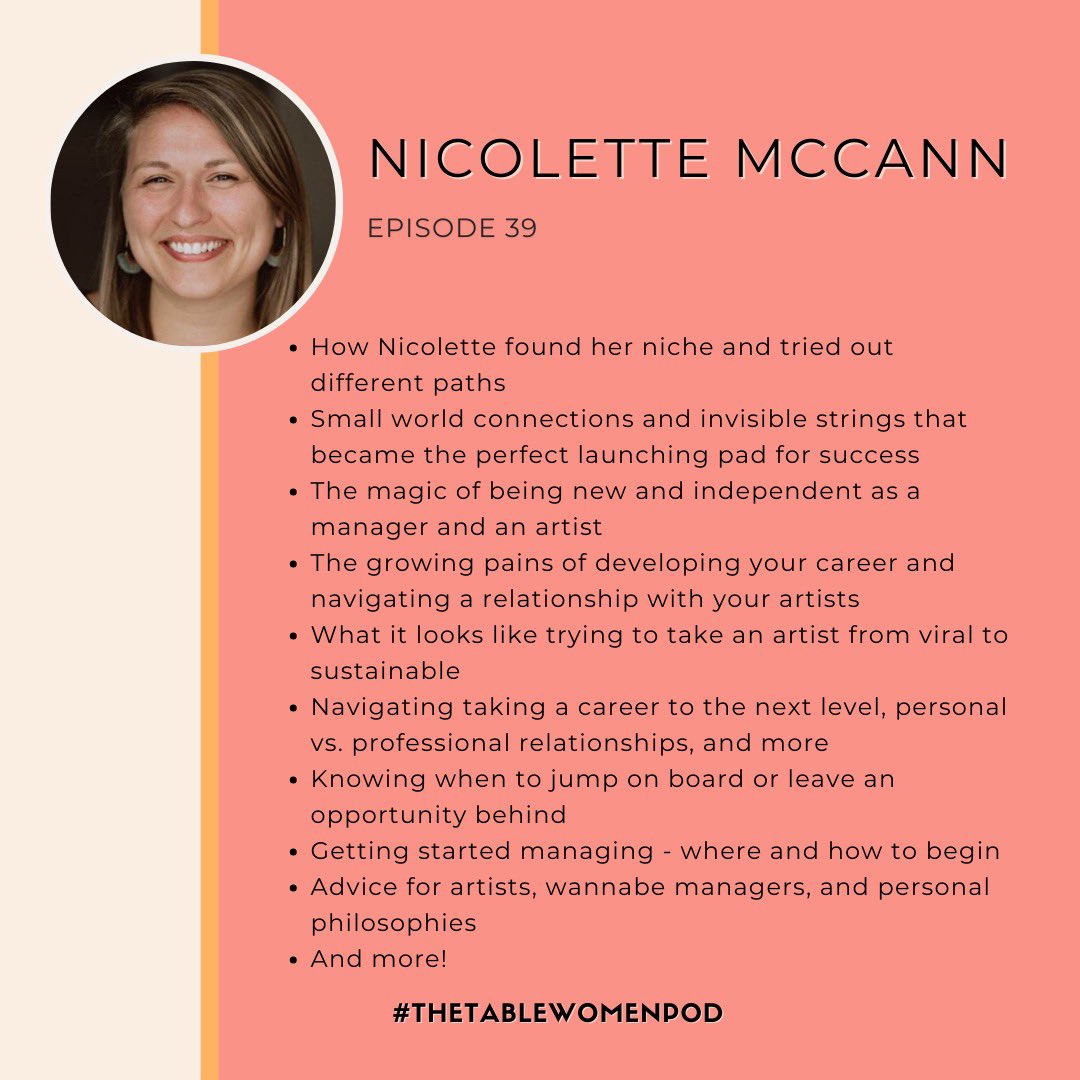 The Table: Women in Entertainment Podcast tweet media