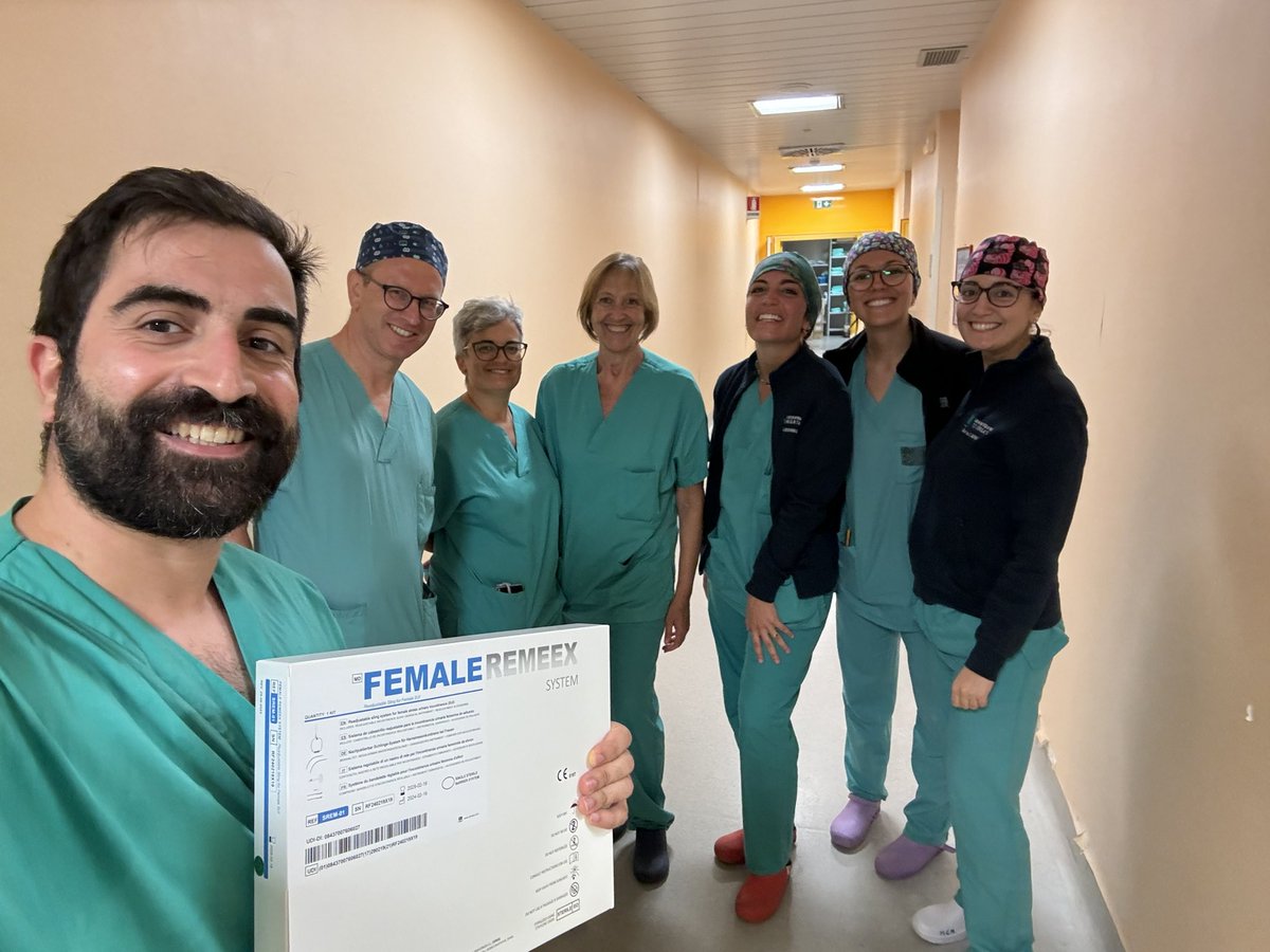 lomplet's tweet photo. Very happy and grateful for this event!
Thanks @EFinazziAgro for making it happen and @ecostant1 @esterilliano for The support!
Female #remeex Surgery for #SUI @ptvonline2001 https://t.co/f6HyDgv8XP