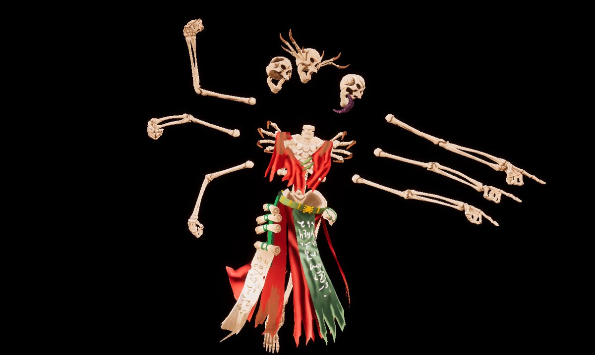 Modèle 3D de Llathir, l'aube de la mort. Obéissez à ses ordres, ou mourrez !

3D model of Llathir, the dawn of death. Obey his orders, or die!

#soulwar_game #3dcharacter #videogames #charadesign #undead #skeleton #steam #zbrush #autobattler #darkfantasy #kickstarter